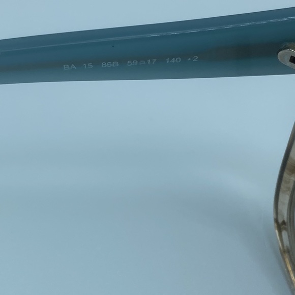 Balenciaga Sunglasses BA 0015 Light Blue/Gradient Brown Lenses - Picture 10 of 11